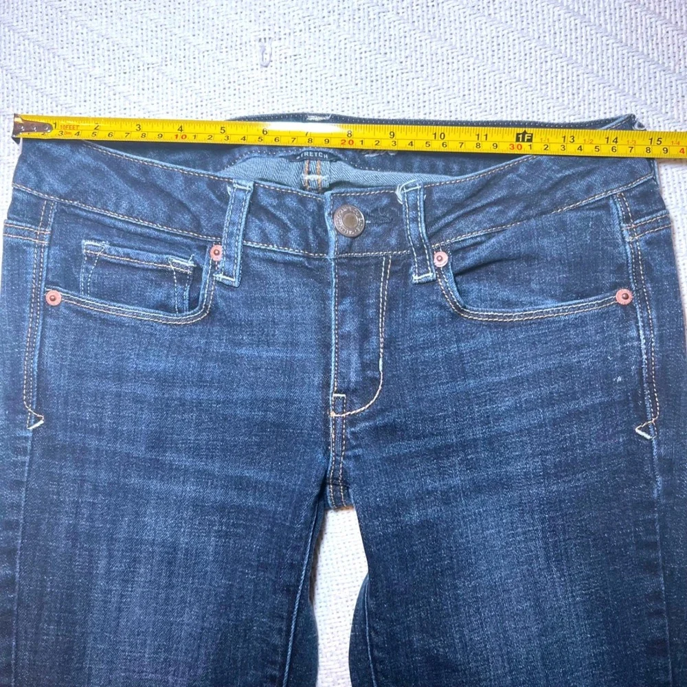 American Eagle Low Rise Slim Bootcut Y2K Dark Wash 2000s Aesthetic Size 6/29